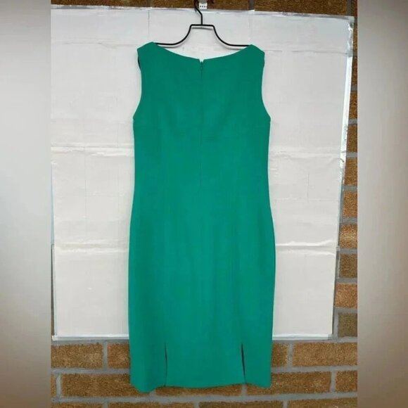 Lourdes Chávez emeral green sheath dress size medium - Picture 8 of 13